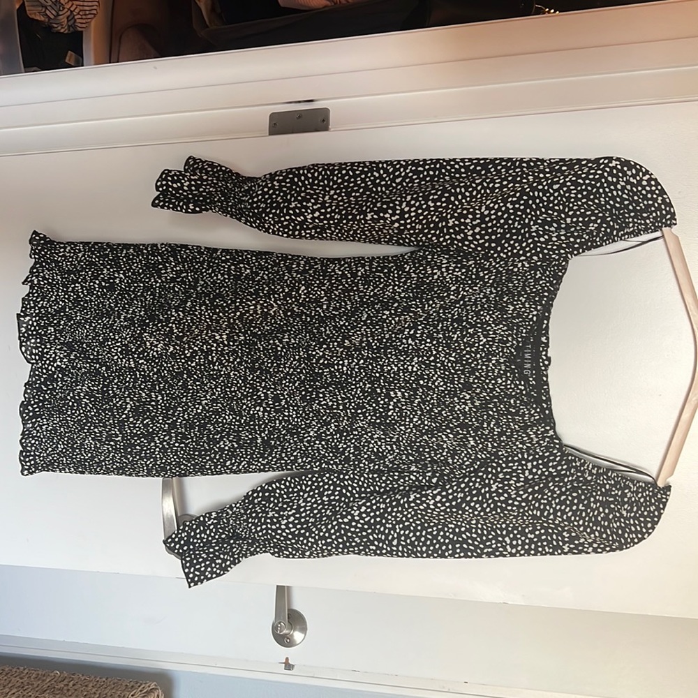 Black dress fitted